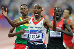 Farah Wins Gold